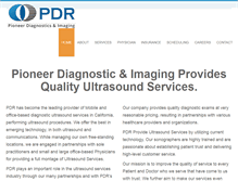 Tablet Screenshot of pioneerdr.com